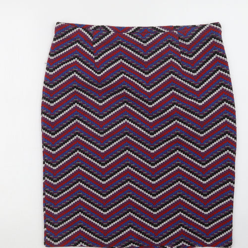 Preworn Womens Purple   Straight & Pencil Skirt Size 35 in