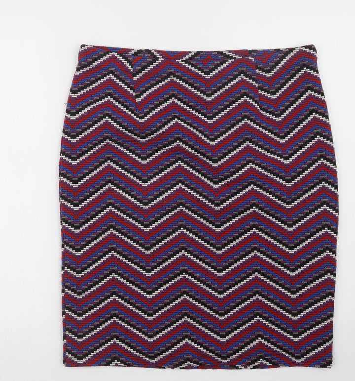 Preworn Womens Purple   Straight & Pencil Skirt Size 35 in