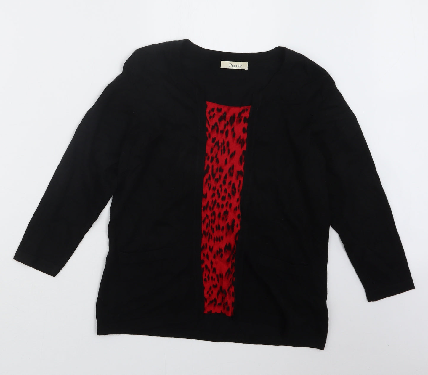 Precis Womens Black   Pullover Jumper Size M