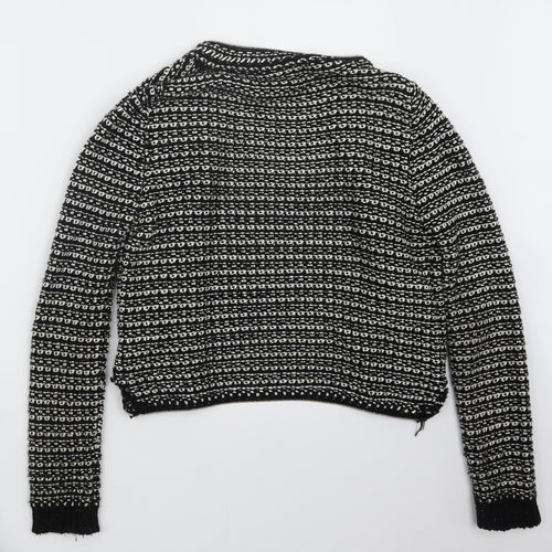 Topshop Womens Black   Jacket  Size 10