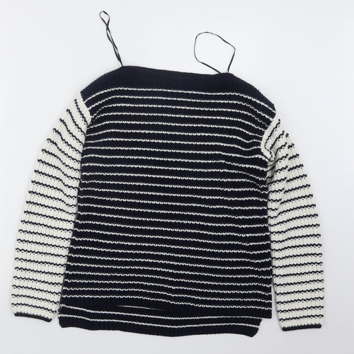 Marks and Spencer Womens Blue  Knit Pullover Jumper Size S