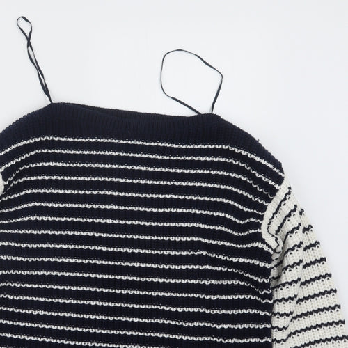 Marks and Spencer Womens Blue  Knit Pullover Jumper Size S