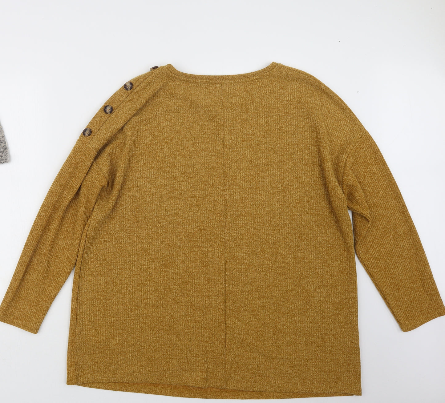 Papaya Womens Yellow   Pullover Jumper Size 22  - Curve