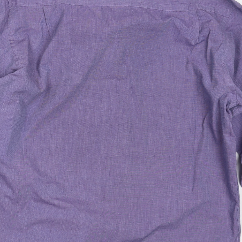 Dehavilland Mens Purple    Button-Up Size 15.5