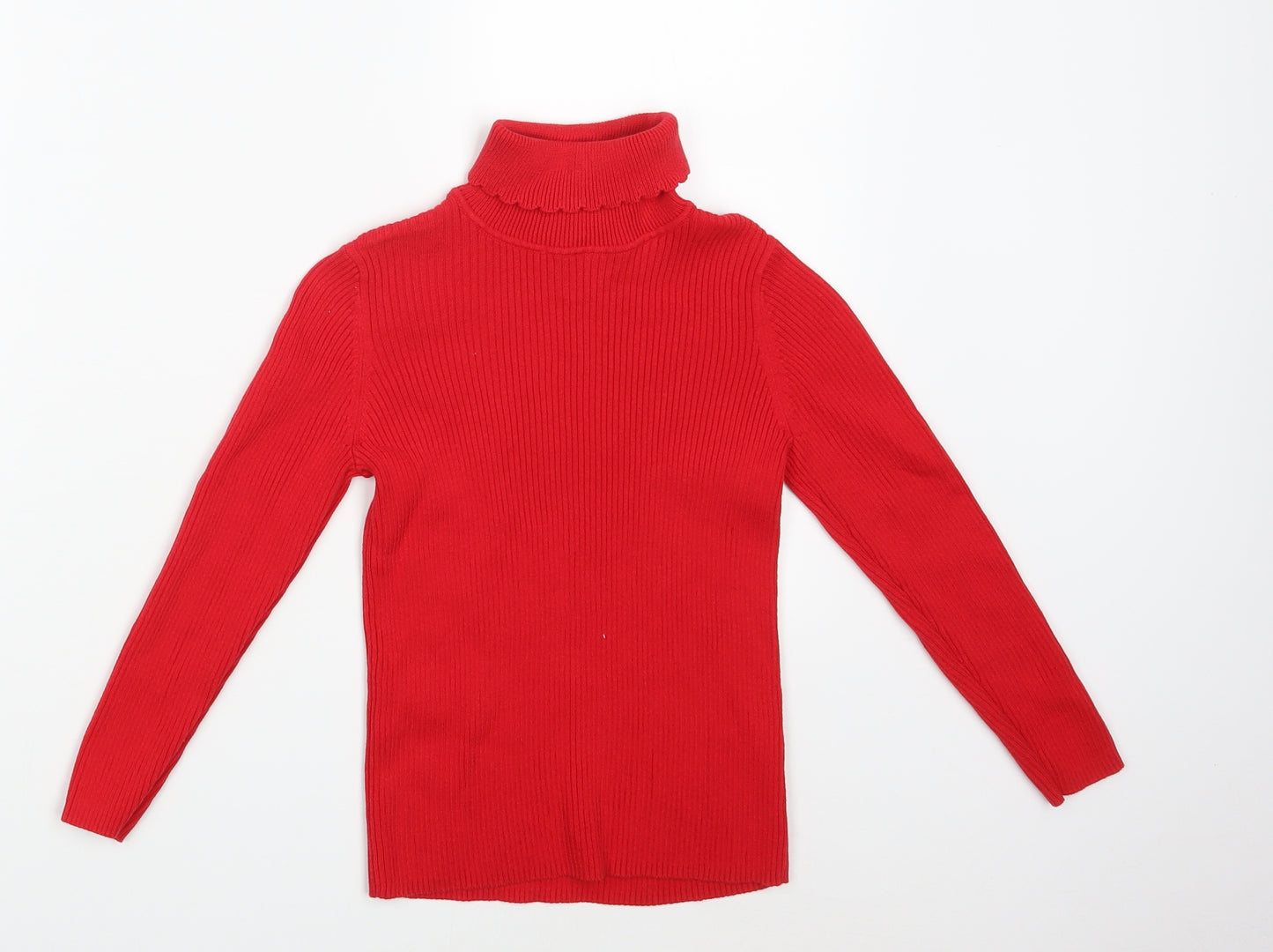 George Girls Red   Pullover Jumper Size 7-8 Years