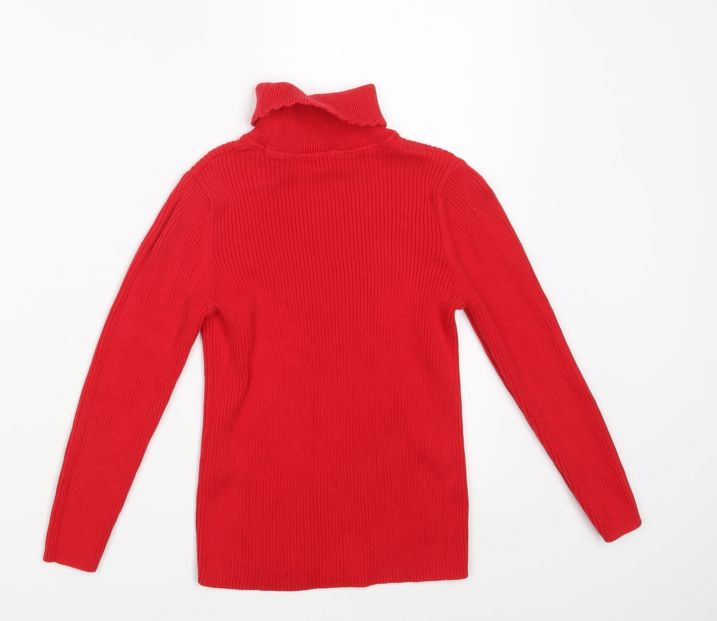 George Girls Red   Pullover Jumper Size 7-8 Years