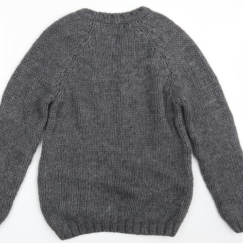 Zara Mens Grey   Pullover Jumper Size L