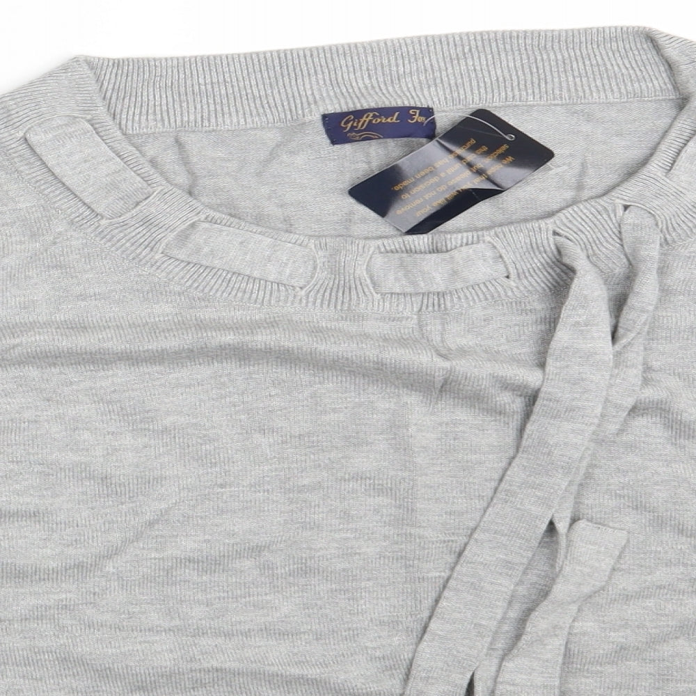 Gifford Fox Womens Grey   Pullover Sweatshirt Size 22