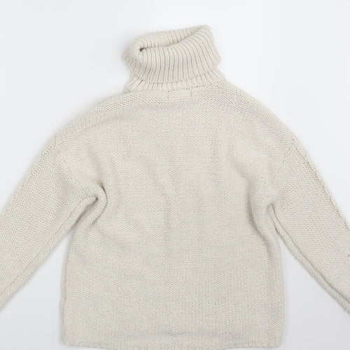 Primark Womens White   Pullover Jumper Size 6