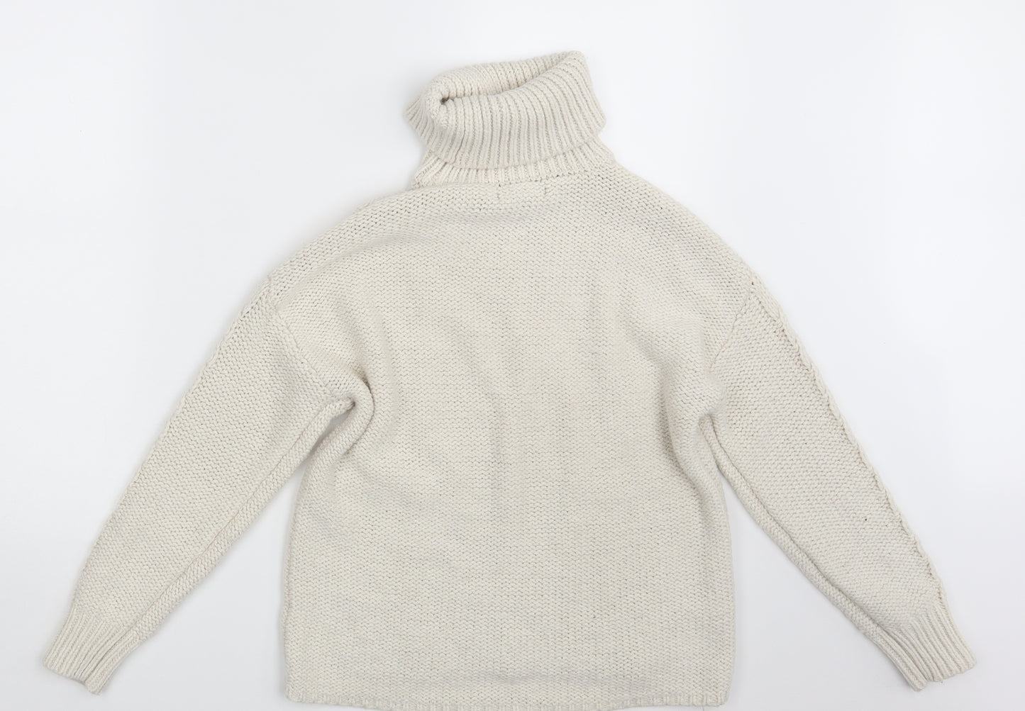 Primark Womens White   Pullover Jumper Size 6