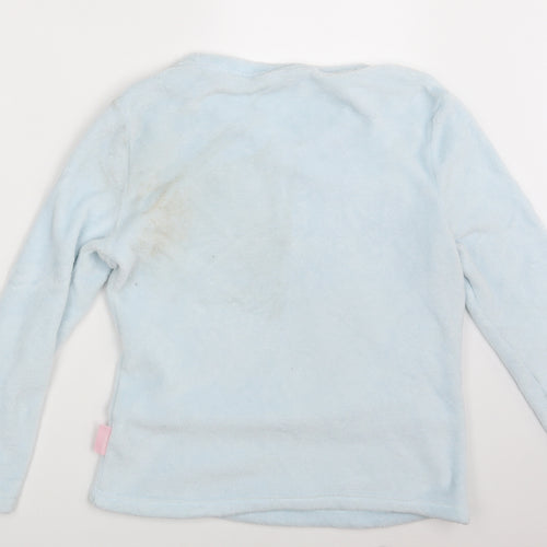 Disney Womens Blue Animal Print  Pullover Jumper Size M