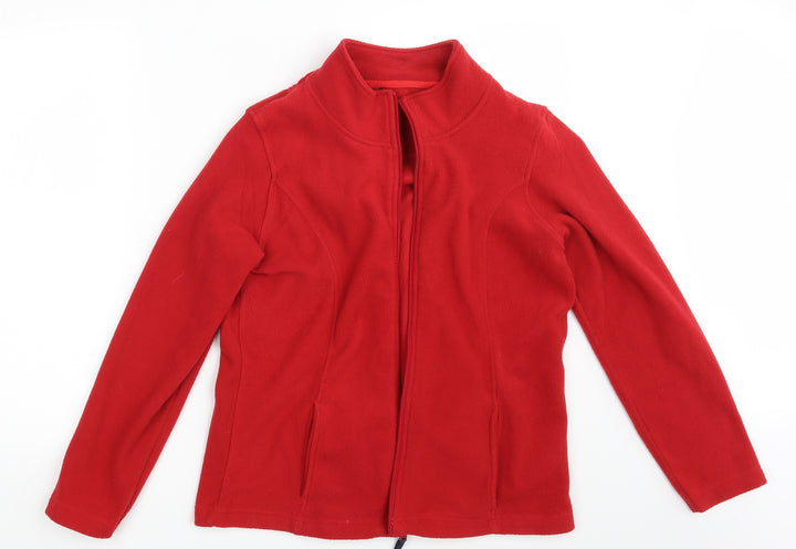 BHS Womens Red   Full Zip Jumper Size 14