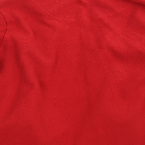 BHS Womens Red   Full Zip Jumper Size 14