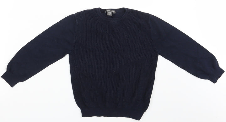 Primark Boys Blue   Pullover Jumper Size 6-7 Years