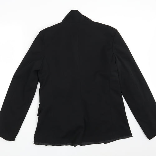 Made in Italy Womens Black   Jacket Blazer Size 12
