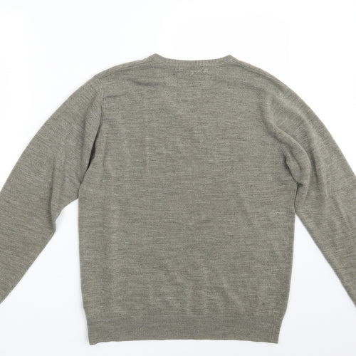 M&S Mens Grey   Pullover Sweatshirt Size L