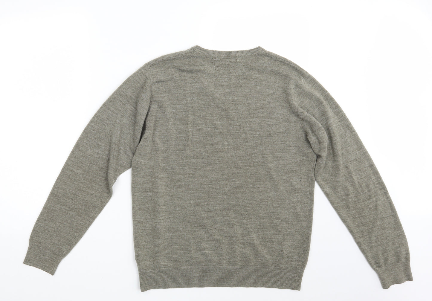 M&S Mens Grey   Pullover Sweatshirt Size L