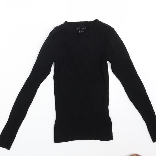 New Look Womens Black   Pullover Jumper Size 6