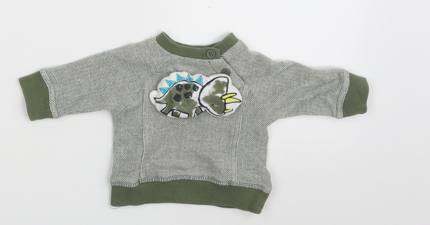 Nutmeg Baby Green   Pullover Jumper Size 0-3 Months