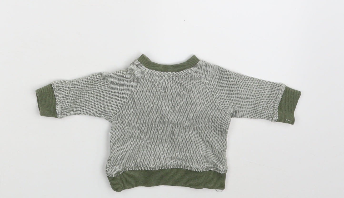 Nutmeg Baby Green   Pullover Jumper Size 0-3 Months