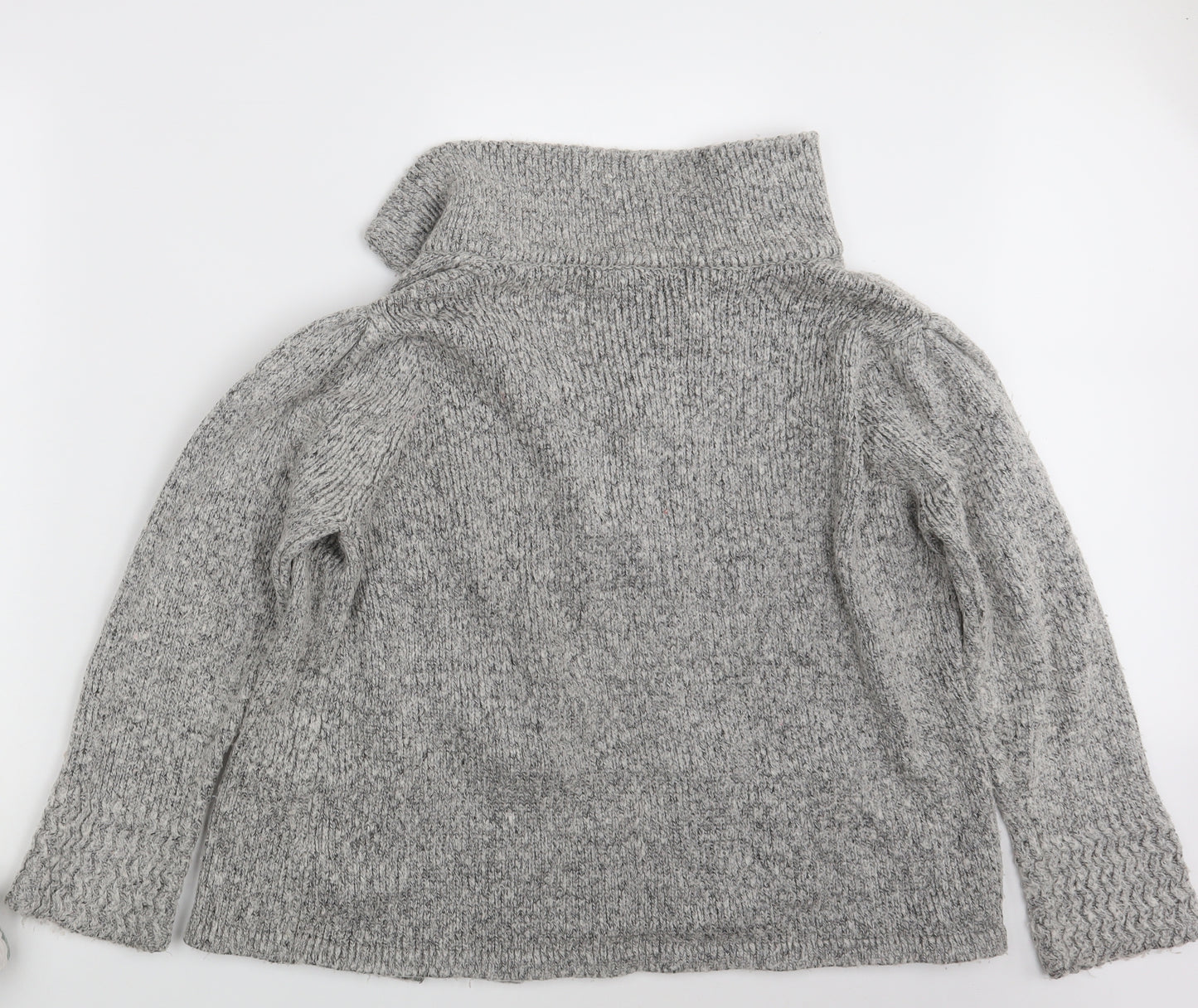 BM Womens Grey   Cardigan Jumper Size L