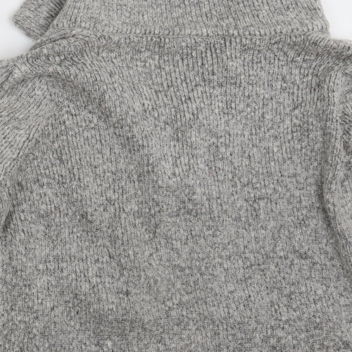 BM Womens Grey   Cardigan Jumper Size L
