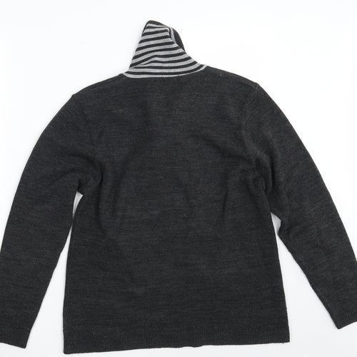 Pure & Natural Womens Grey   Pullover Jumper Size L