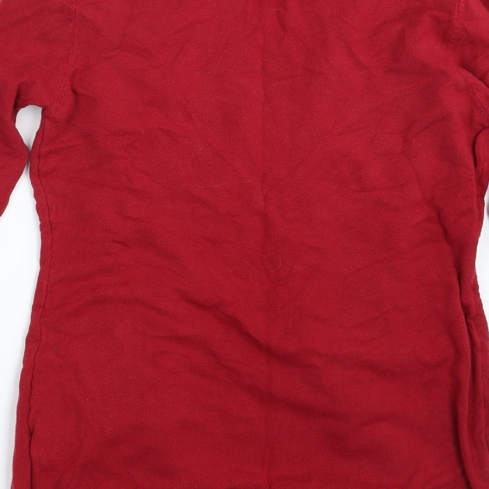 CORAZON Womens Red   Pullover Jumper Size L