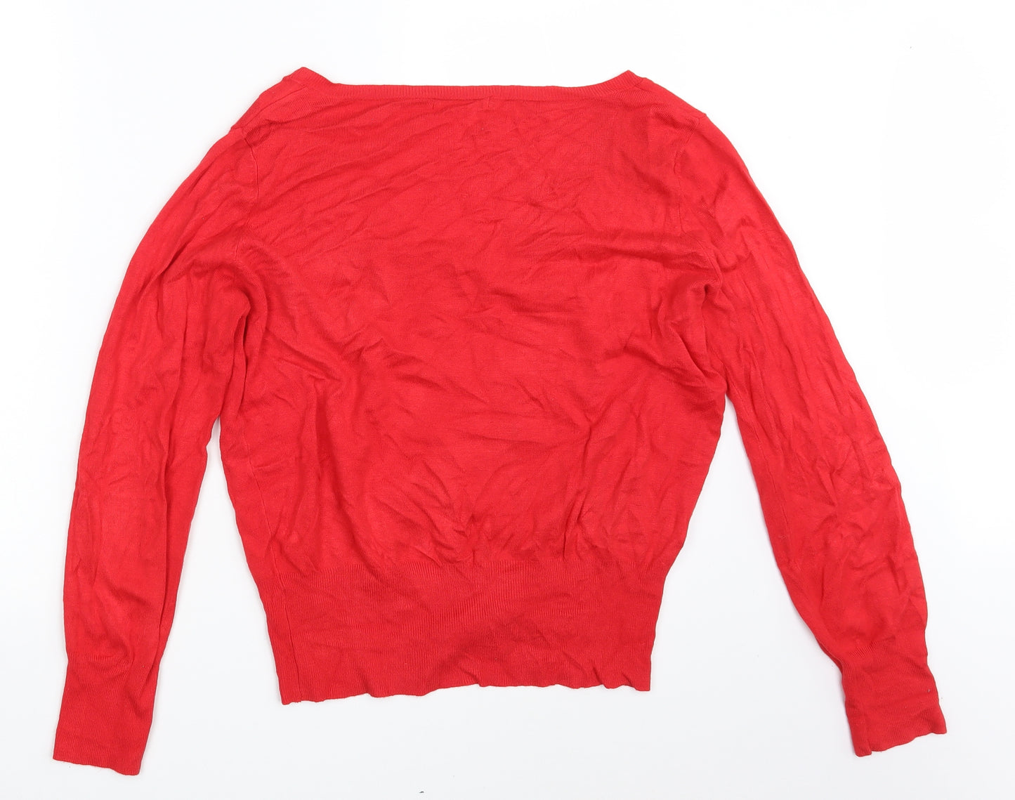 George Womens Red   Pullover Jumper Size 18
