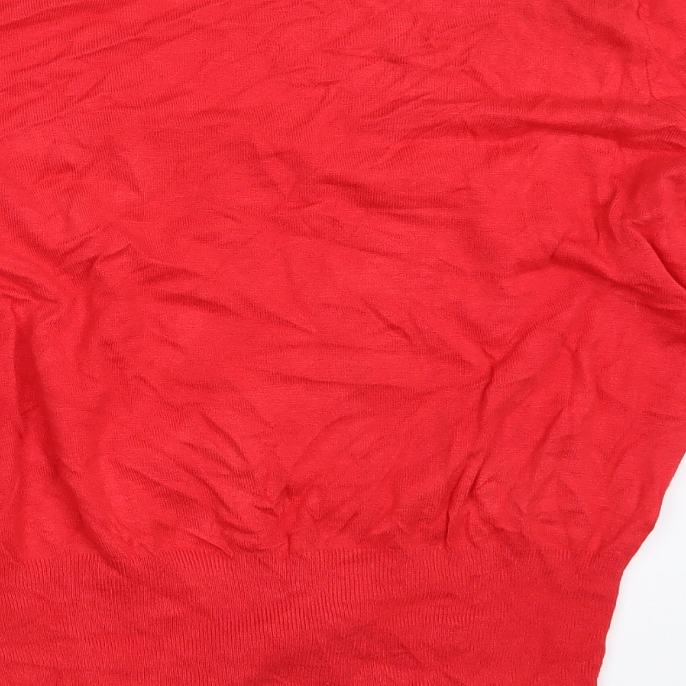 George Womens Red   Pullover Jumper Size 18