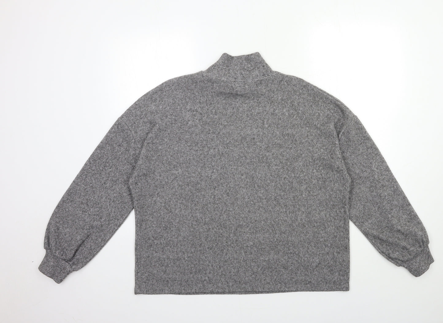 F&F Womens Grey  Knit Pullover Jumper Size 12
