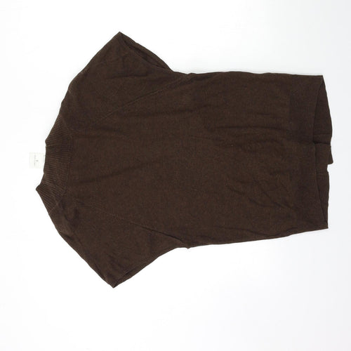 APH ORISM Womens Brown  Knit Cardigan Jumper Size S
