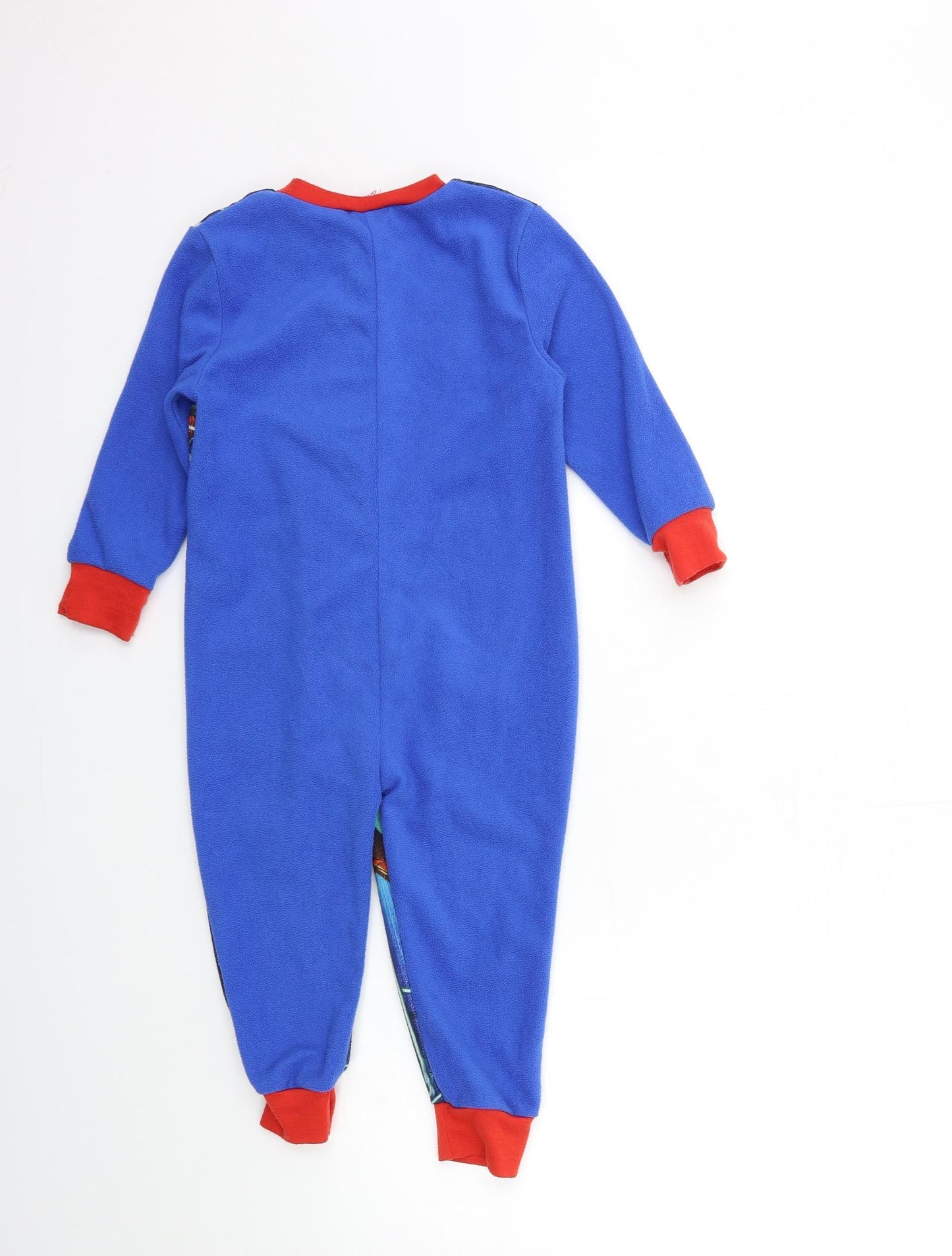 Marvel Boys Blue Geometric Fleece  One Piece Size 3-4 Years  - SPIDERMAN