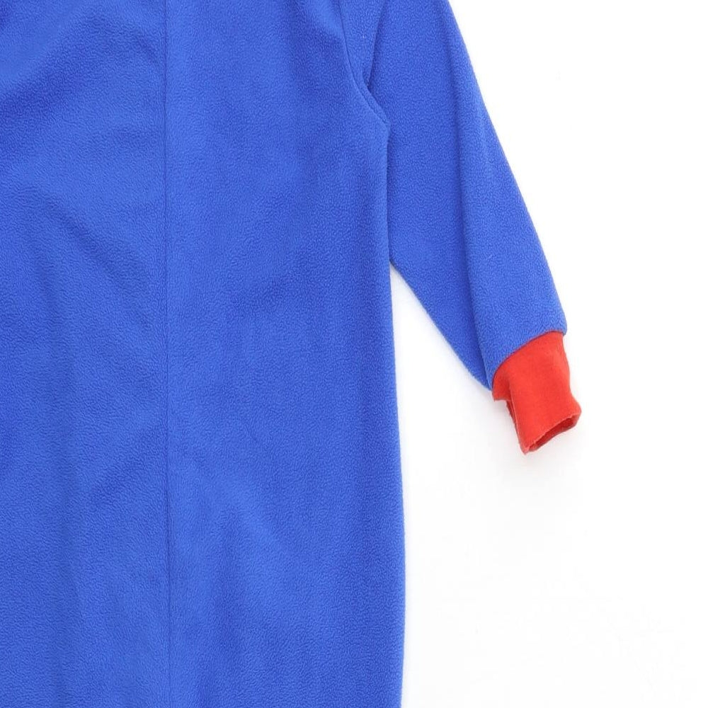 Marvel Boys Blue Geometric Fleece  One Piece Size 3-4 Years  - SPIDERMAN