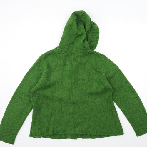 TU Womens Green  Knit Cardigan Jumper Size 18