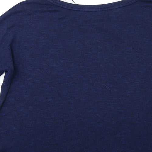 TU Womens Blue  Knit Pullover Jumper Size 10
