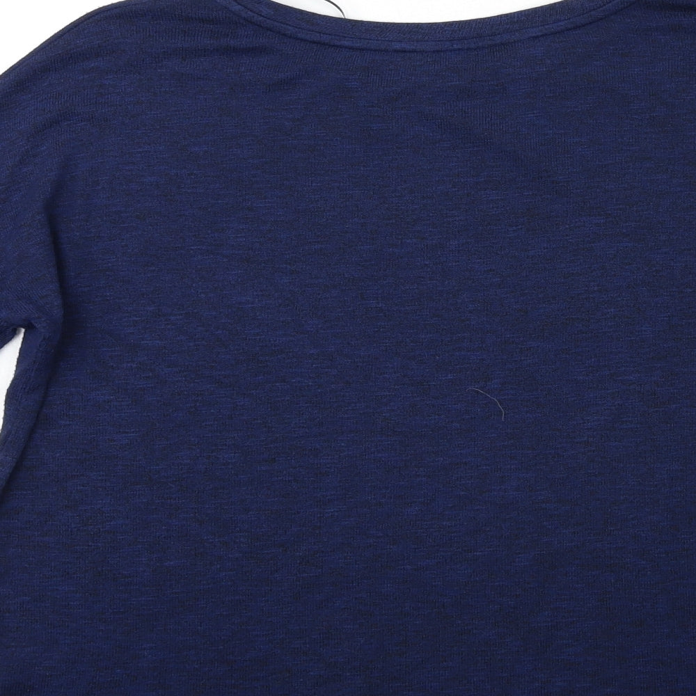 TU Womens Blue  Knit Pullover Jumper Size 10