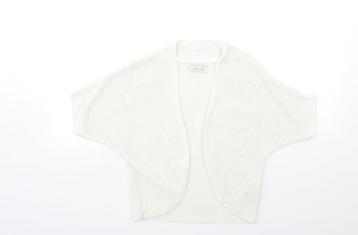 Per Una Womens Beige Knit Cardigan Jumper Size 8
