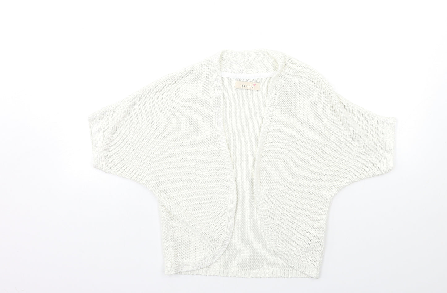 Per Una Womens Beige  Knit Cardigan Jumper Size 8