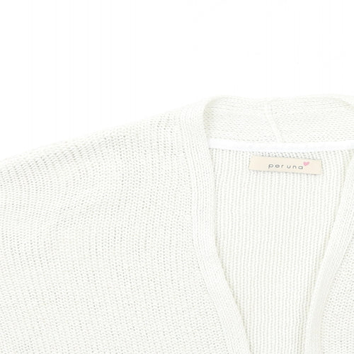 Per Una Womens Beige  Knit Cardigan Jumper Size 8