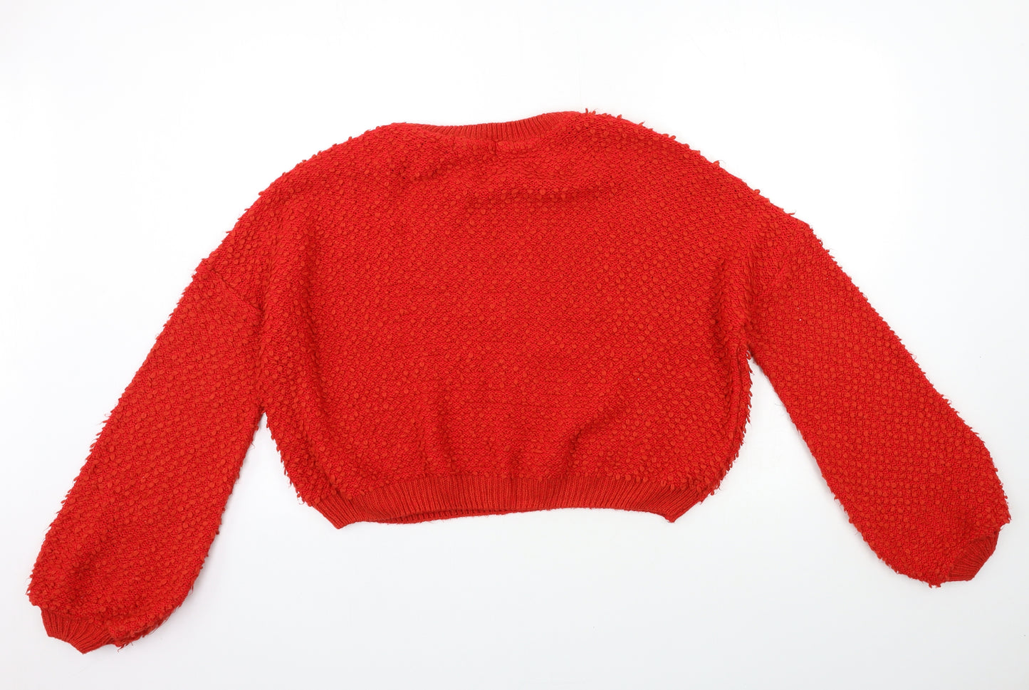 Primark Womens Red  Knit Pullover Jumper Size M