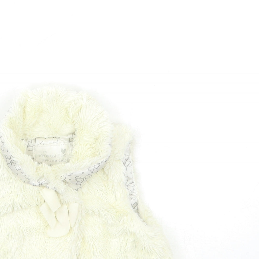 Matalan Baby White   Jacket  Size 12 Months