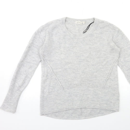 H&M Womens Grey  Knit Pullover Jumper Size M