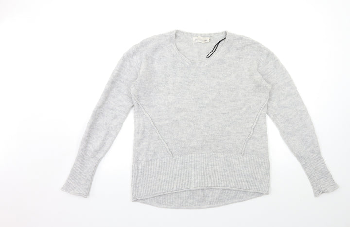 H&M Womens Grey  Knit Pullover Jumper Size M