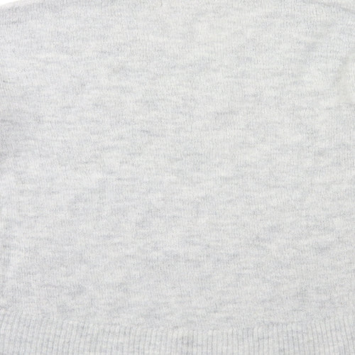 H&M Womens Grey  Knit Pullover Jumper Size M