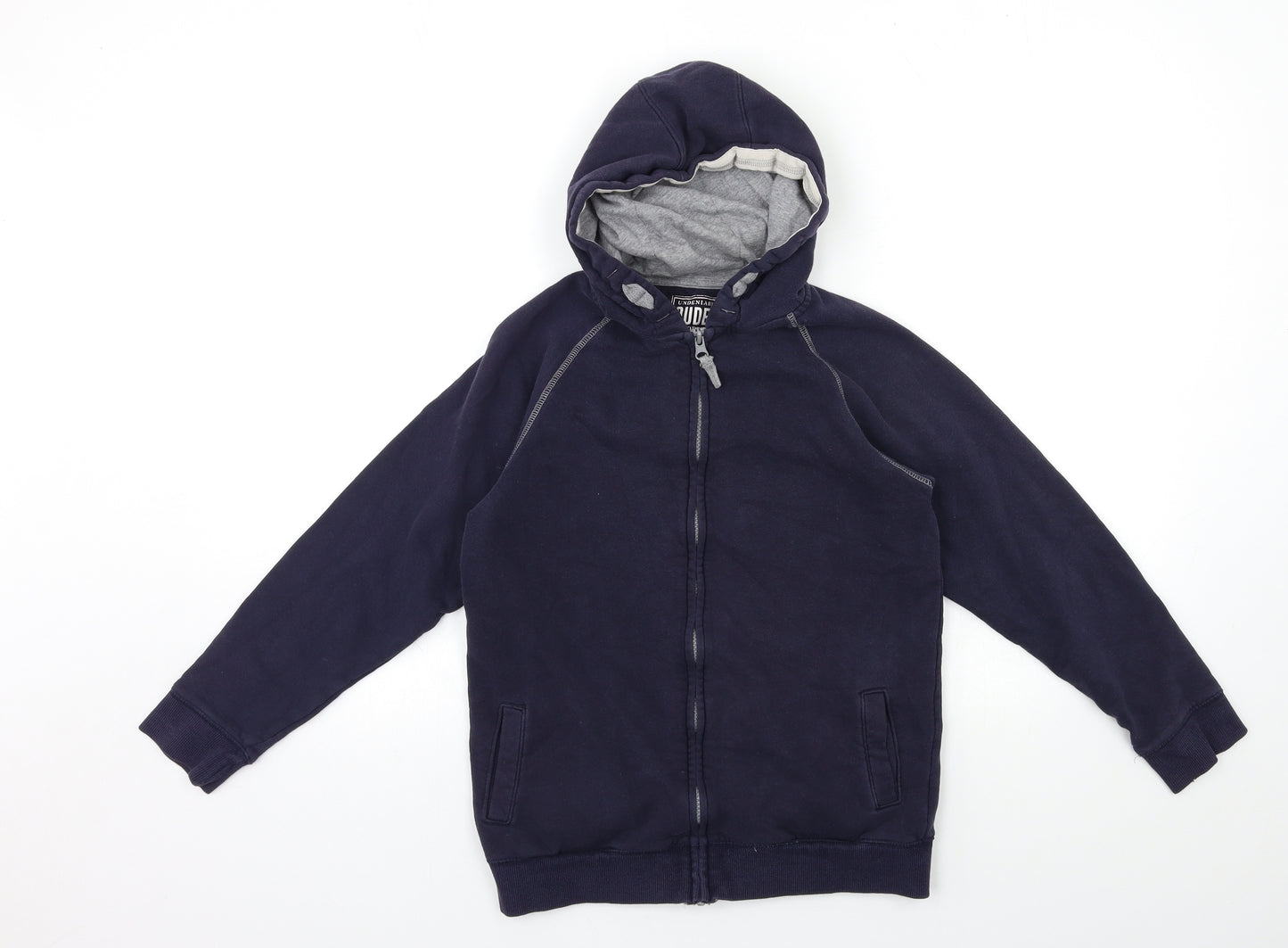Matalan Boys Blue  Jersey Full Zip Hoodie Size 12 Years