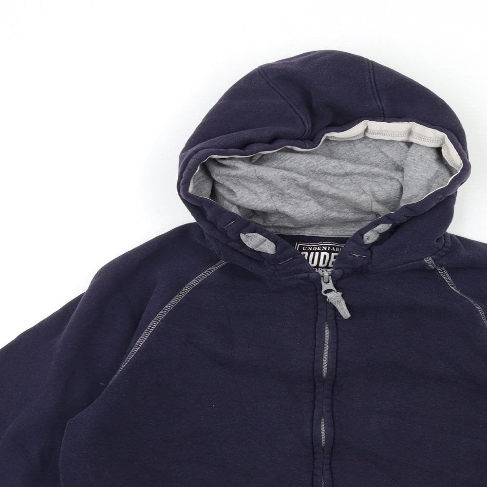 Matalan Boys Blue  Jersey Full Zip Hoodie Size 12 Years