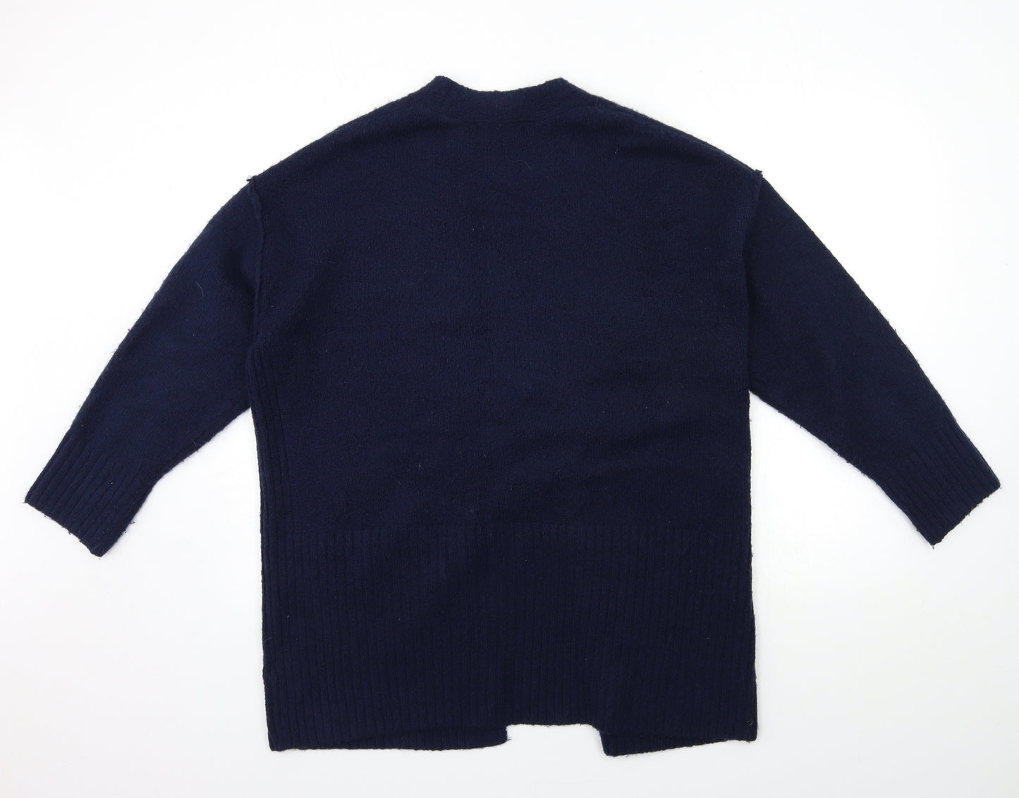 Marks and Spencer Womens Blue  Knit Cardigan Jumper Size M