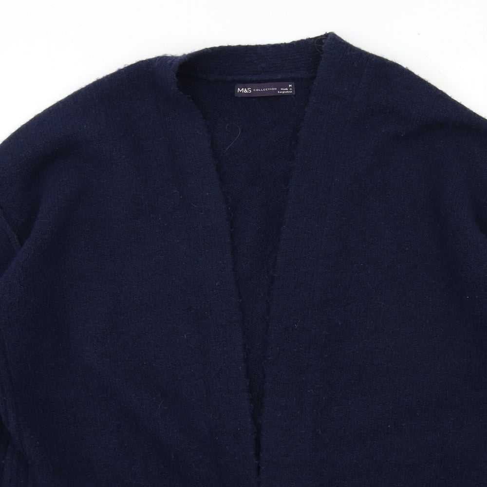 Marks and Spencer Womens Blue  Knit Cardigan Jumper Size M