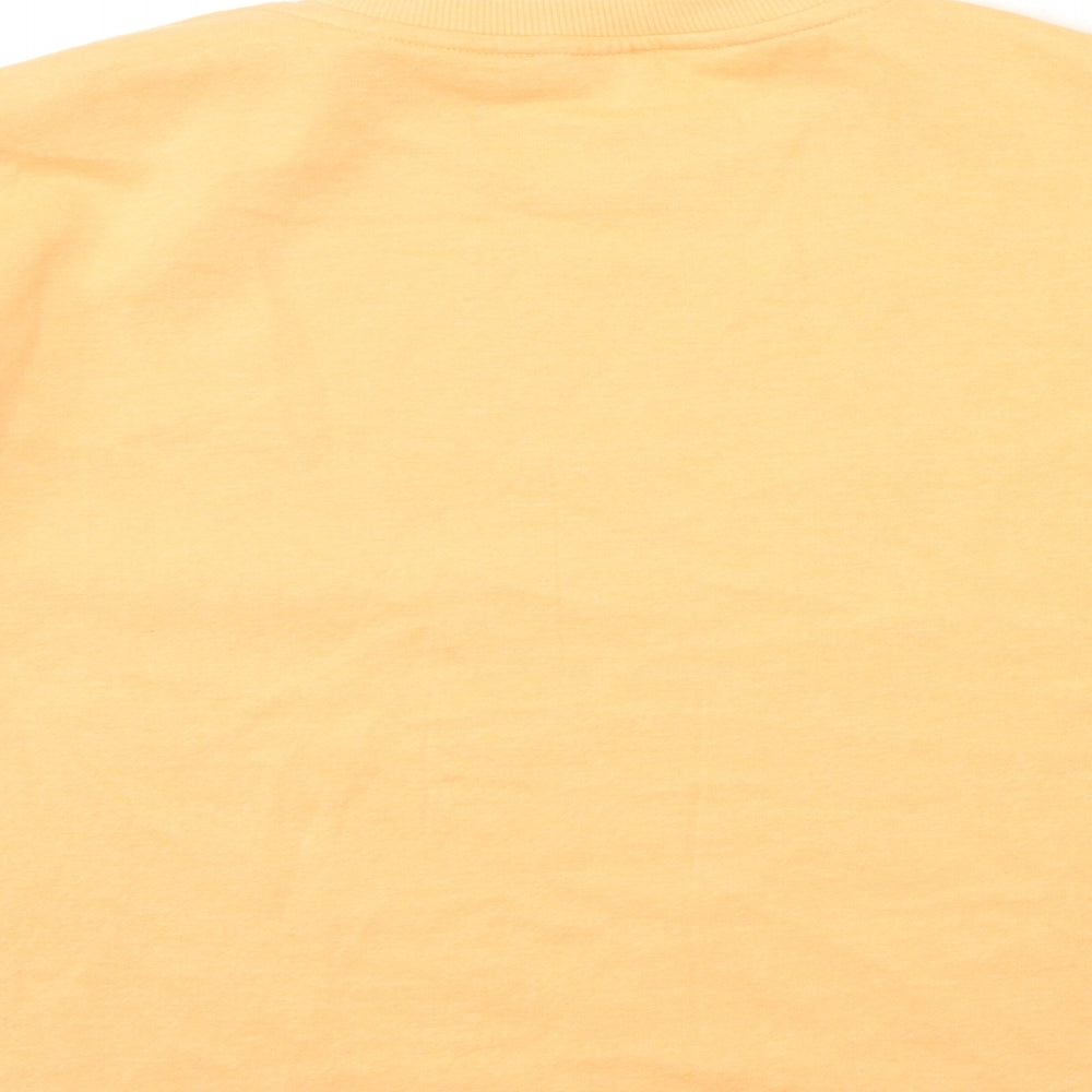 Papaya Womens Orange   Pullover Sweatshirt Size M